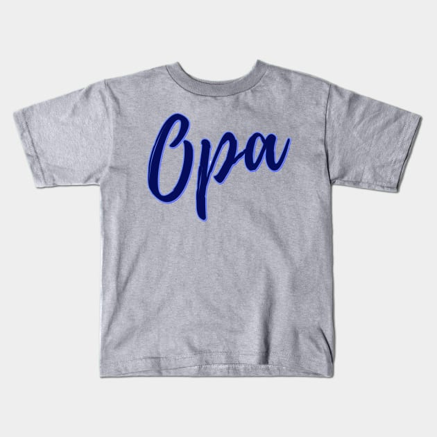 Opa - German Grandpa Kids T-Shirt by PandLCreations